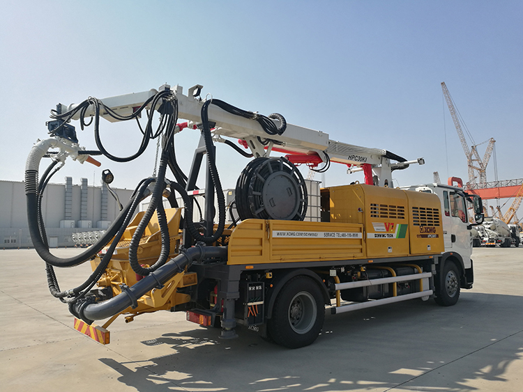 XCMG Schwing truck mounted concrete shotcrete spraying machine HPC30KI with HOWO chassis price