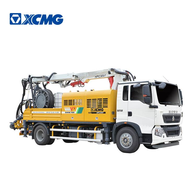 XCMG Schwing 132kW truck mounted concrete spraying shotcrete machine HPC30V with HOWO chassis price