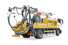 XCMG Officical China top Concrete Machinery HPS30V Truck Mounted Concrete Spraying Machine for sale