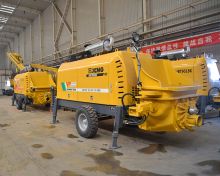 XCMG Official HBT9018K 186Kw trailer concrete pump price concrete pump machine for sale