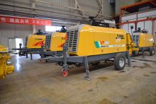 XCMG Official HBT9018K 186Kw trailer concrete pump price concrete pump machine for sale