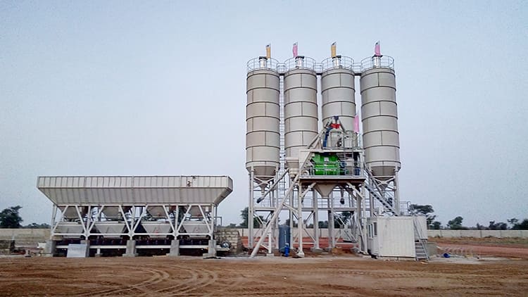 XCMG Official HZS60KG cement plant 60m3 concrete batching plant price for sale