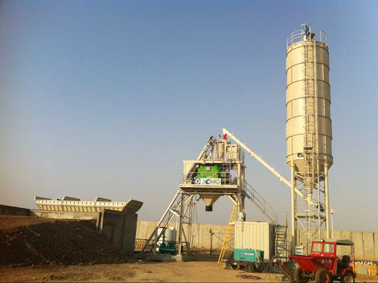 XCMG Official HZS60KG cement plant 60m3 concrete batching plant price for sale