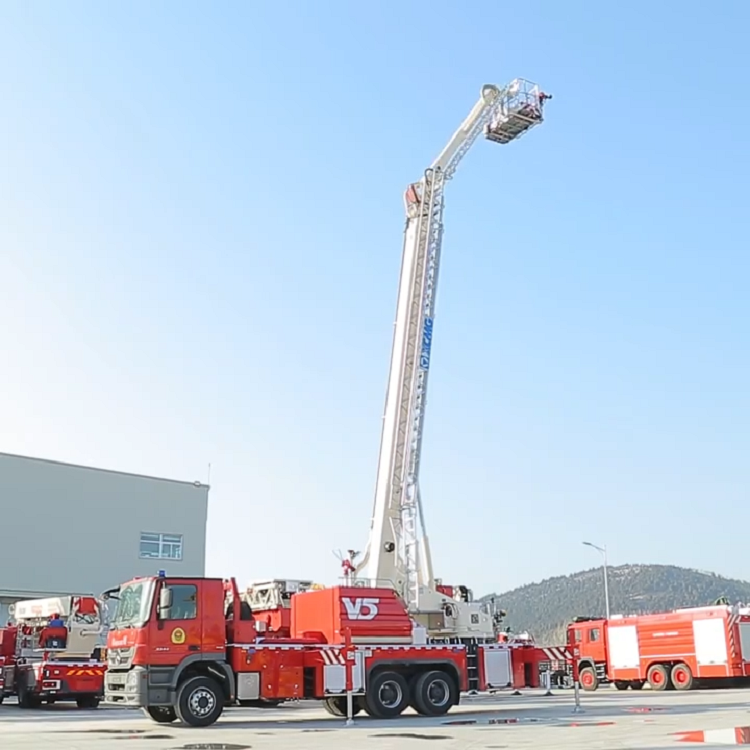 XCMG Official Fire Truck 34m aerial platform fire truck DG34M2 new telescopic platform firefighter truck price for sale