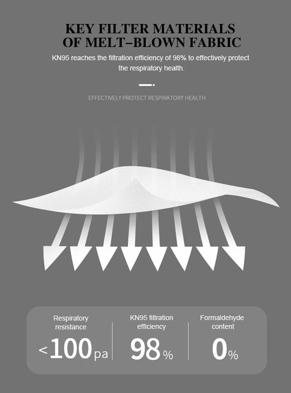 Lanswe Layer KN95 Protective Mask