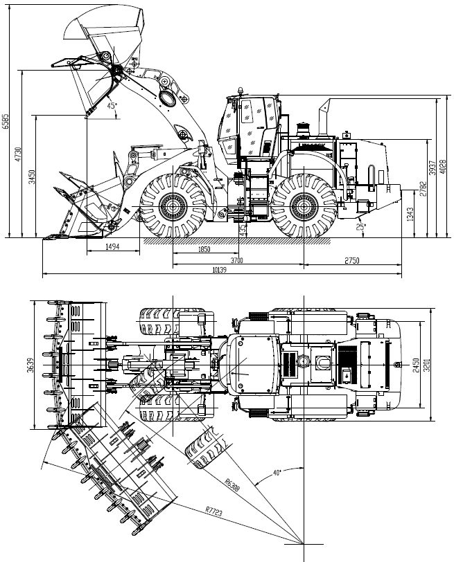 XCMG Official LW1100KV Mining Wheel Loader for sale