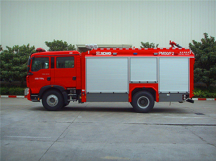 XCMG Official Fire Truck 5 ton water tank foam fire truck PM50F2 new multi-functional firefighter truck price for sale