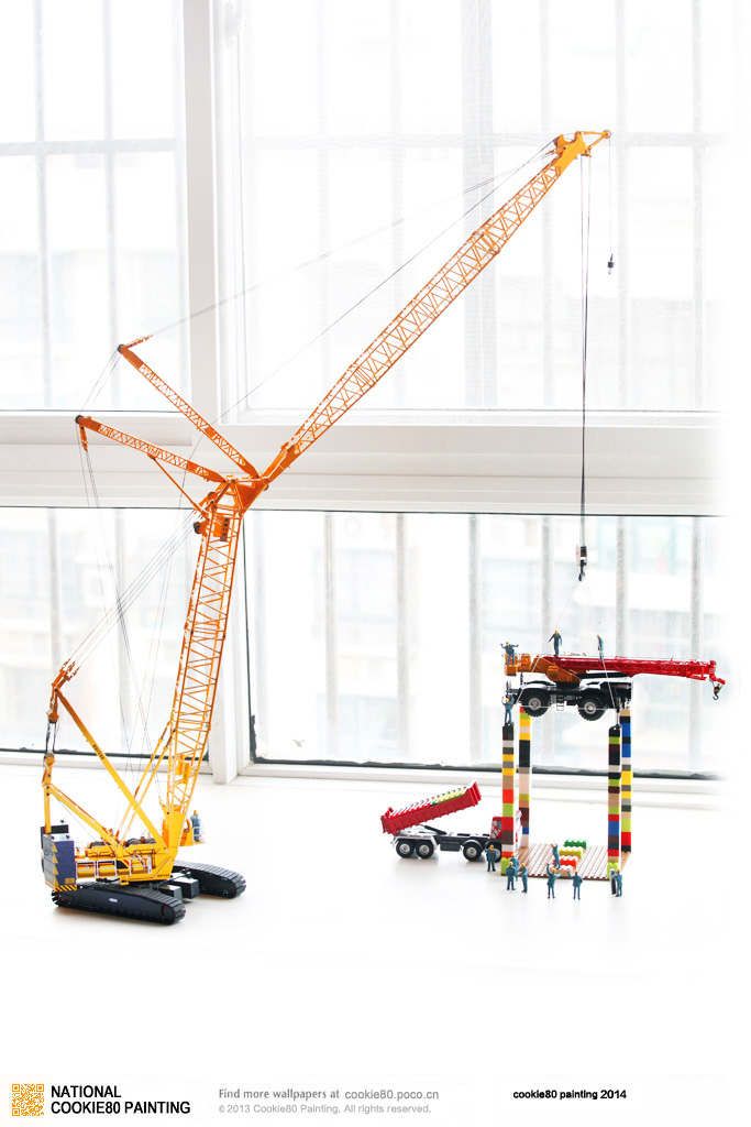 XCMG Crawler Crane QUY300 Model (1:50)