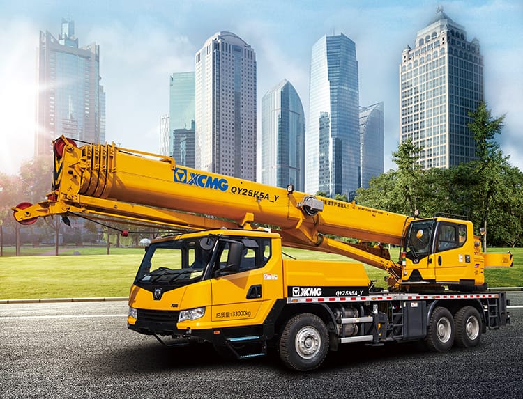 XCMG Official Crane Truck QY25K5A China 25 Ton Mobile Truck Crane for Sale