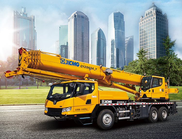 XCMG Official 25 Ton Small Mobile Truck Crane QY25K5A_Y China Mobile Crane Price in Southeast Asia