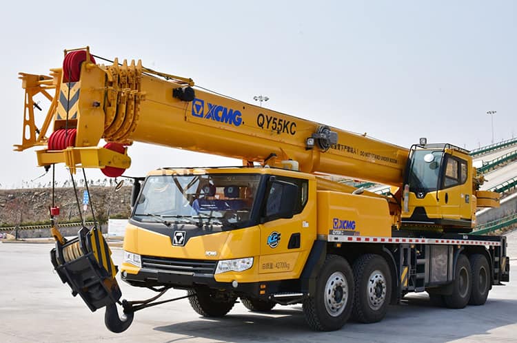 XCMG Official Hot Sale 55 Ton Rc Crane Truck QY55KC China Truck Cranes for Sale