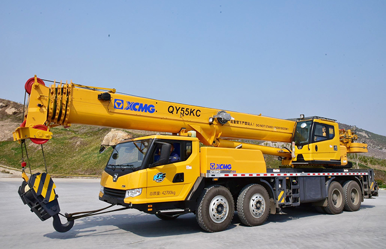 XCMG Official Hot Sale 55 Ton Rc Crane Truck QY55KC China Truck Cranes for Sale