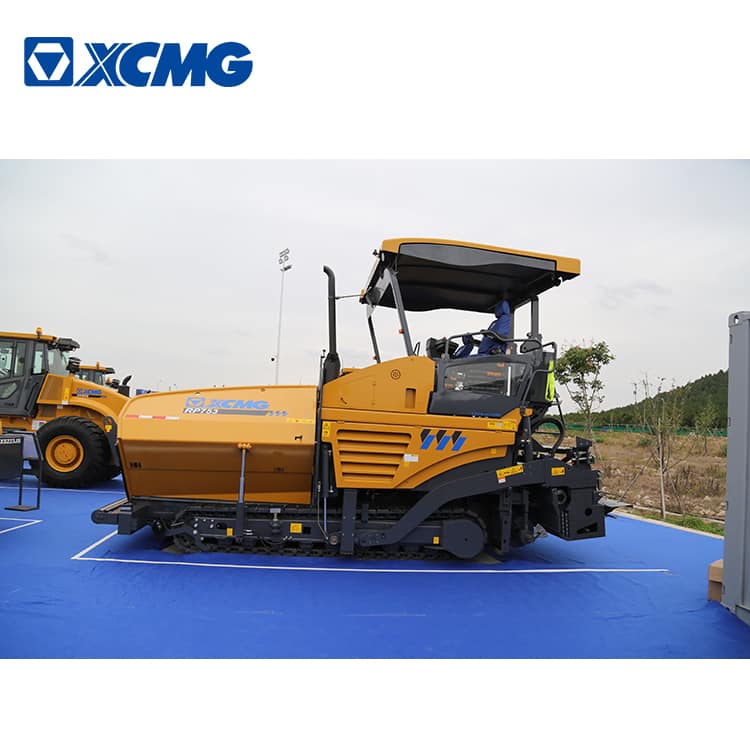 XCMG RP753 7.5m width road crawler paver laying machine for sale
