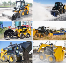 XCMG Official Loader Attachments Double-arm excavation for Skid Steer Loader for Sale