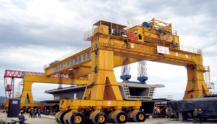 XCMG 180 ton gantry crane TT180 China hydraulic mobile overhead crane flip gantry crane price