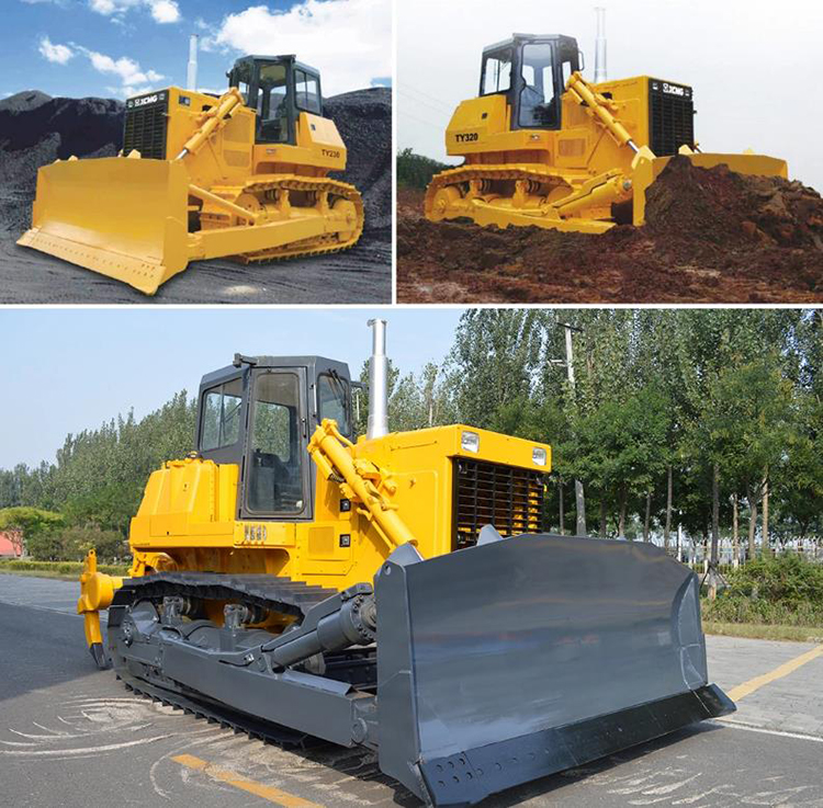 XCMG manufacturer small crawler dozer machine TY230 China new mini 230HP hydraulic bulldozer price