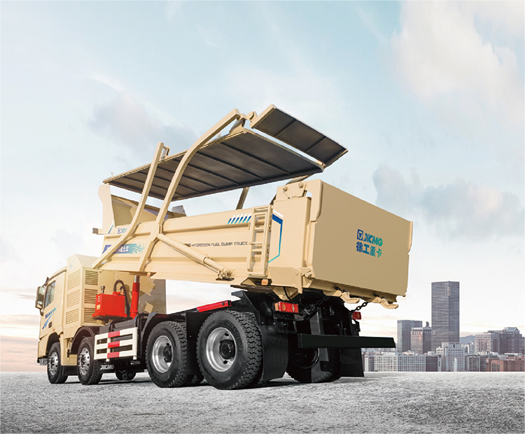 XCMG WJLN116 8*4 hydrogen fuel dump truck for construction