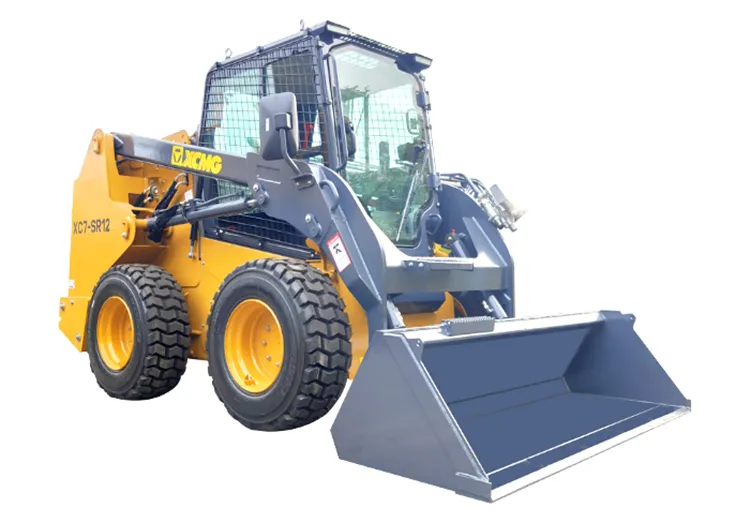 XCMG Official Chinese Wheel Loader 1.26 Ton Xc7-Sr12 Skid-Steer Loader with Best Price