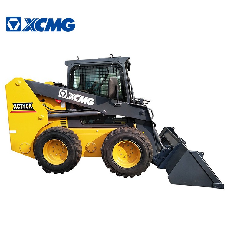 XCMG mini skidsteer loaders XC740K 1 ton China new skid steer loader