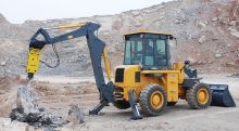 XCMG New 3 ton mini back hoe loader XC870K with spare parts