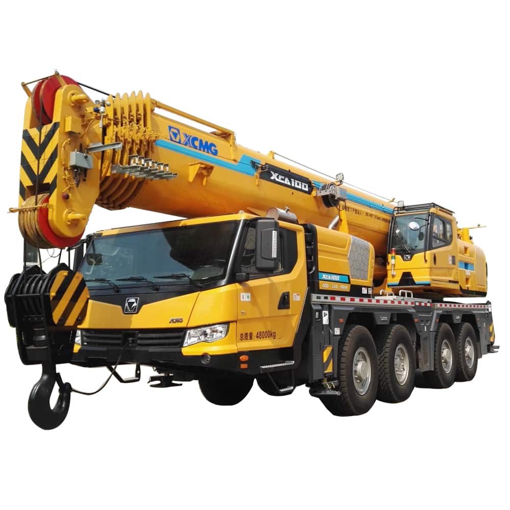 XCMG 100 ton crane China All Terrain Crane XCA100 Mobile crane with CE for sale