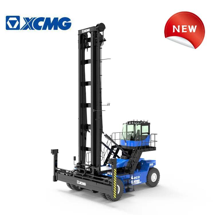 XCMG 9 ton empty container handler XCH907E pure electric container reach stacker crane