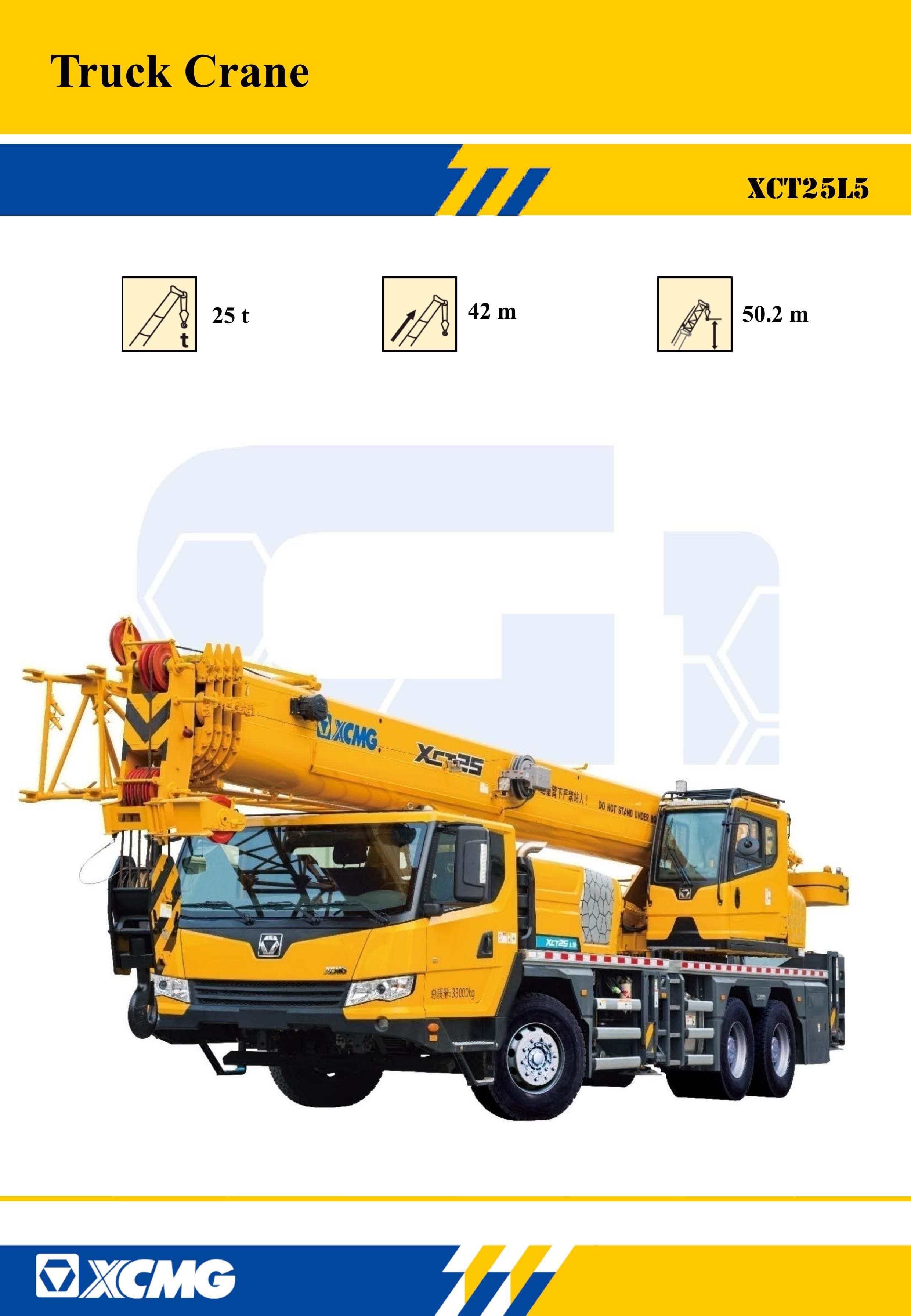 XCMG Official XCT25L5 Truck Crane for sale