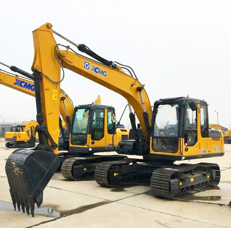 XCMG Official 13 Ton Escavator Machines XE135B Excavator For Sale