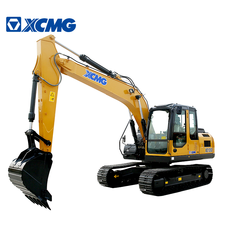 XCMG official 13.5ton mini hydraulic crawler excavator XE135D excavator equipment price