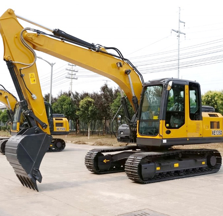 XCMG official 13.5ton mini hydraulic crawler excavator XE135D excavator equipment price