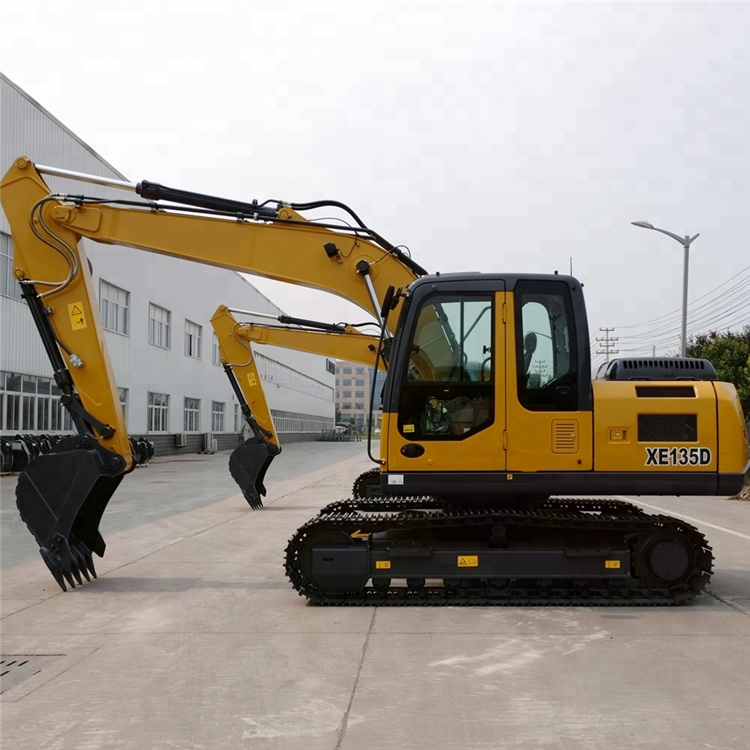 XCMG Officical XE135D 13 Ton Crawler Excavators With Cummins Engine