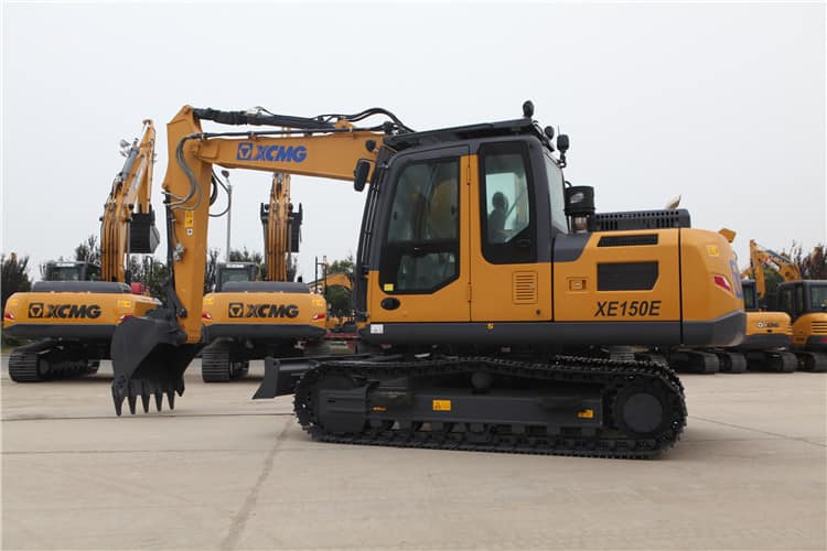 XCMG 15 Ton Excavator Crawler Excavators XE150E Meets North America EPA Tier 4F Emissions For Sale