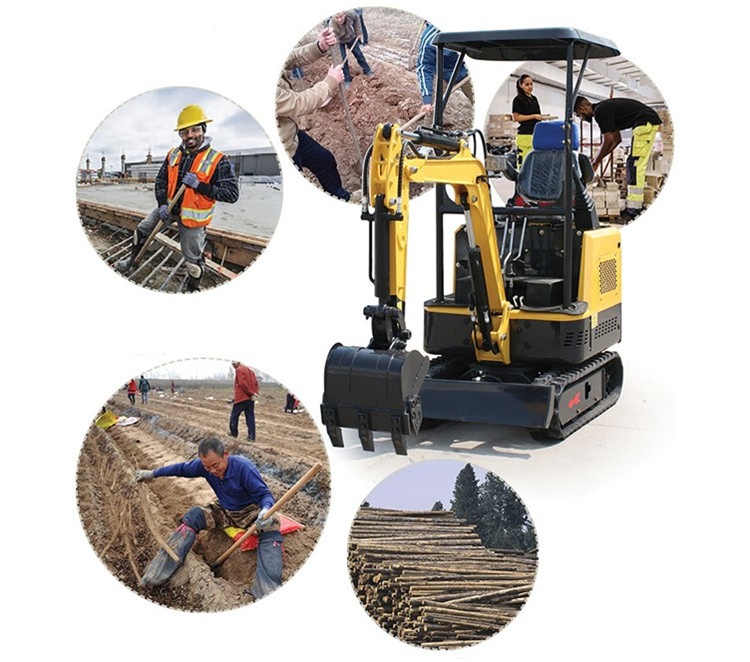 XCMG 1 ton Excavator Mini New Crawler Excavator Machine with CE XE15E (Euro Stage V) for sale