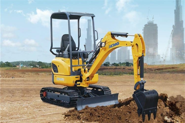XCMG Mini Excavators 1.5 Ton Crawler Excavator Machine XE15U For Sale