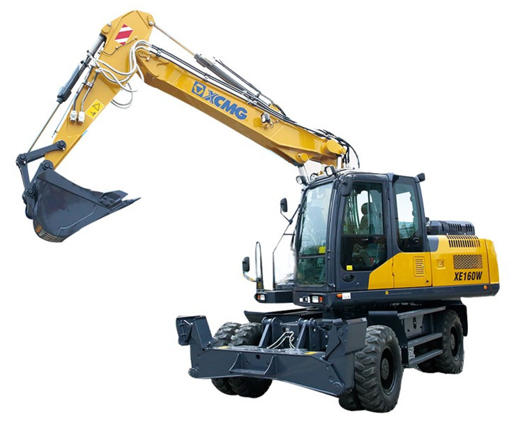 XCMG Factory Price New 15 Ton Hydraulic Wheel Excavator Machine XE160W With Euro Stage IV For Sale