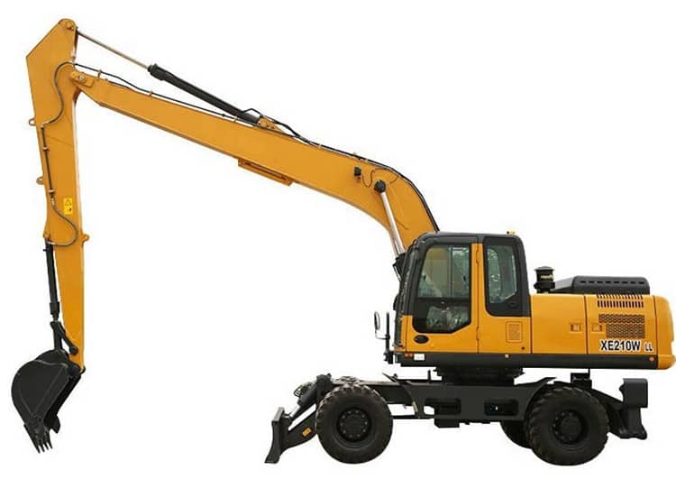 XCMG Excavator Long Reach 20 ton New Wheel Excavators Machine XE210WLL price