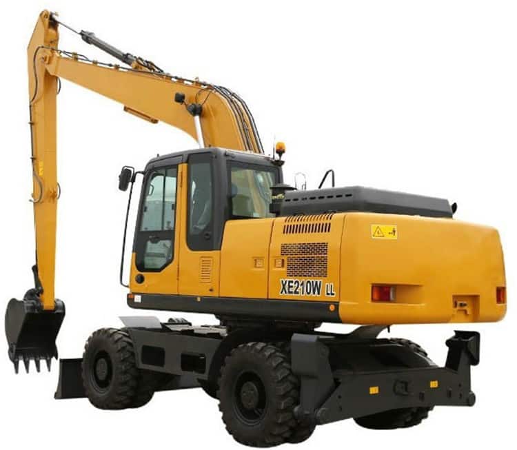 XCMG Excavator Long Reach 20 ton New Wheel Excavators Machine XE210WLL price