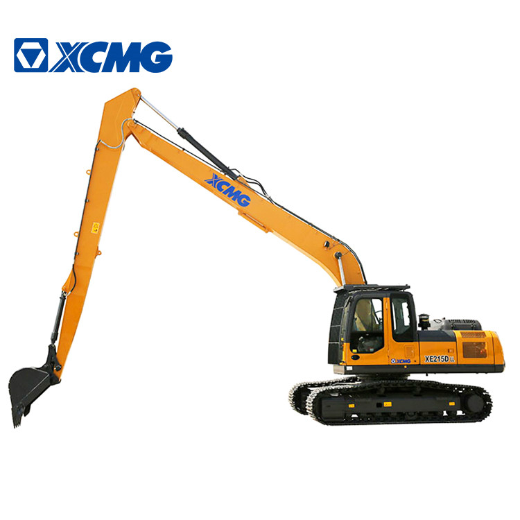 XCMG Long Boom Excavator 20 ton New Hydraulic Excavators with Cummins Engine XE215DLL for sale