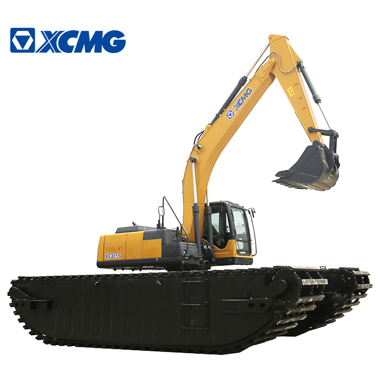 XCMG official 21 ton amphibious excavator XE215S crawler wetland swampy excavator equipment for sale