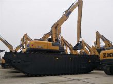 XCMG official 21 ton amphibious excavator XE215S crawler wetland swampy excavator equipment for sale