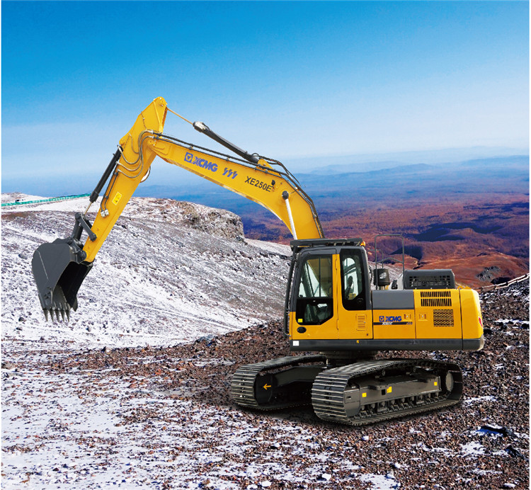 XCMG 25 Ton Crawler Excavator Machine Chinese New Excavators XE250E With Parts For Sale