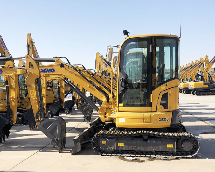 XCMG new 3 ton small crawler excavator with dozer XE35U price