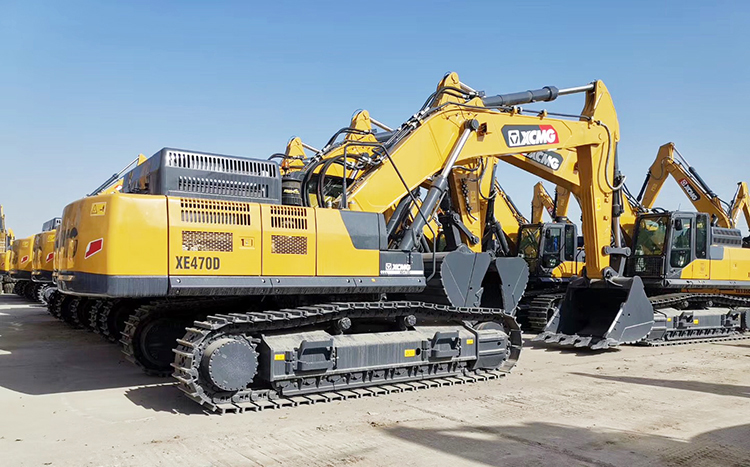 47 ton XCMG XE470D big crawler excavator machinery price