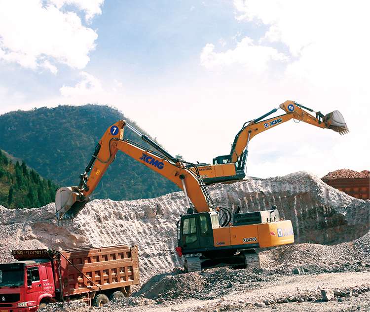 47 ton XCMG XE470D big crawler excavator machinery price