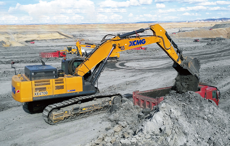 47 ton XCMG XE470D big crawler excavator machinery price