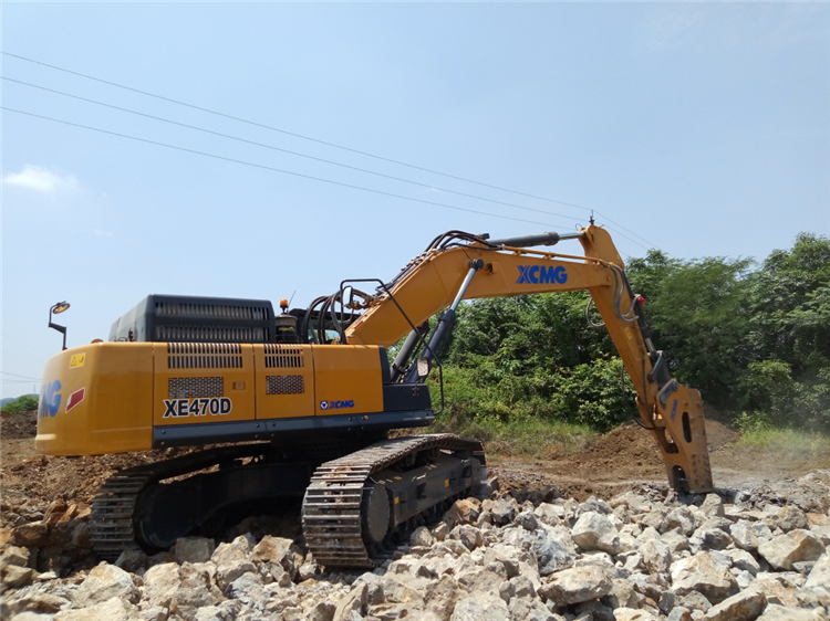 China XCMG Official Manufacturer 50 Ton Crawler Excavator XE470D Hydraulic Mining Excavator Machine