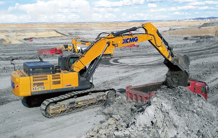China XCMG Official Manufacturer 50 Ton Crawler Excavator XE470D Hydraulic Mining Excavator Machine
