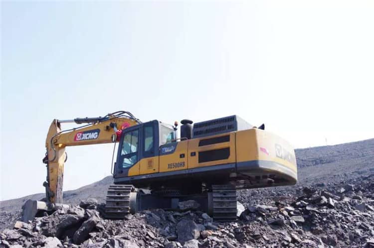 XCMG 50t Mining Excavator XE500HB Chinese Excavating Machinery With Hydraulic Hammer Breaker Price