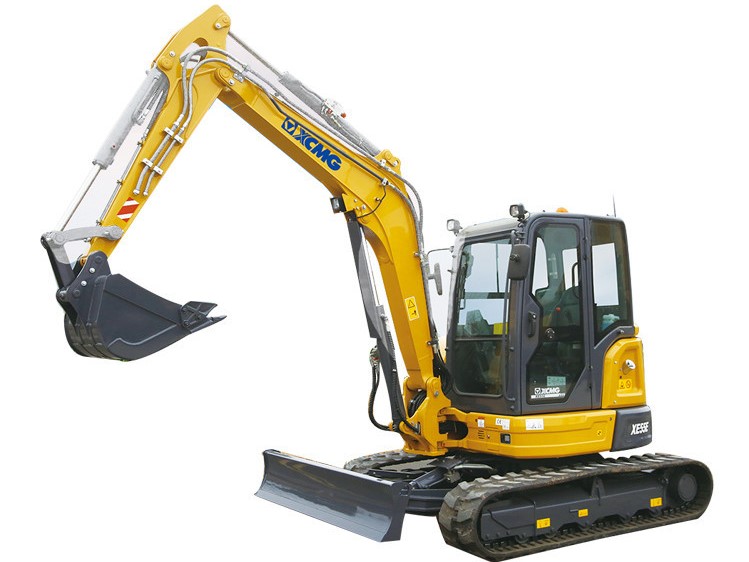 XCMG Official 5 ton Mini Excavators XE55E China New Small Crawler Excavator With CE (Euro Stage V) for sale