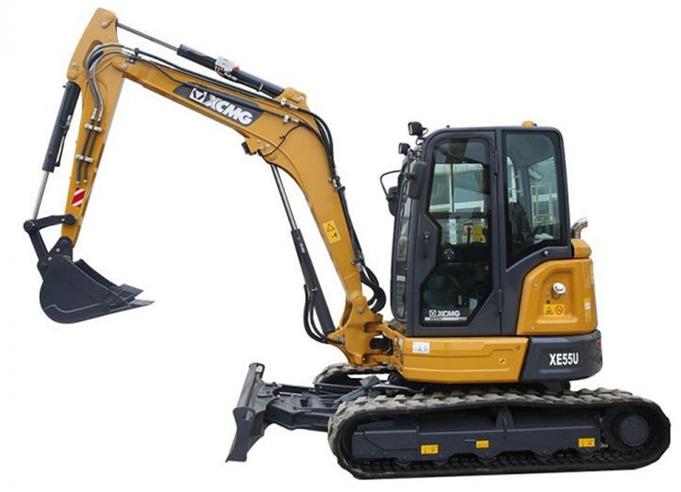 XCMG Small 5 Ton Excavator Crawler China Excavating Machinery XE55U For Sale